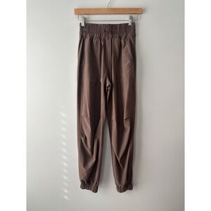 Abercrombie & Fitch Joggers Pants Women's Drawstring Brown Size XS Athleisure‎